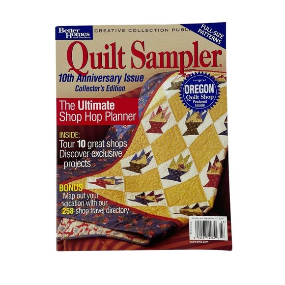 Better Homes & Gardens Quilt Sampler Magazines 2004/2005 Lot of 4 - Picture 2 of 6